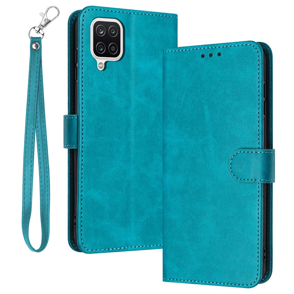 For Samsung Galaxy A12/M12/F12 Case Calf Texture Book Style Phone Cover Mobile Accessories Wholesale