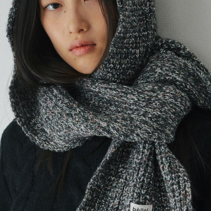 

BELLOL hachi bokashi muffler balaclava BLACK FREE