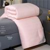 100% Cotton Jacquard Mulberry Silk Quilt - All-Season Double Quilt for Spring, Autumn, Summer & Thickened Winter Options