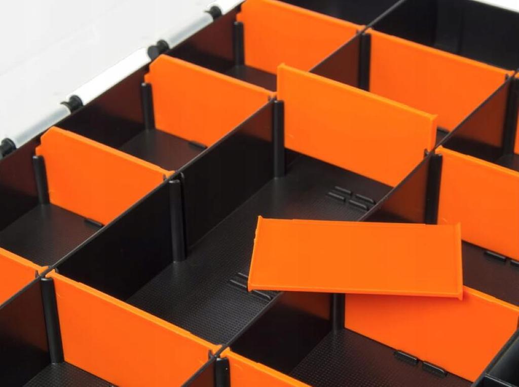 Double-sided workshop organizer with tool holder 32x26 cm