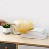 Yellow Long Wooden Handle Static Wool Duster  Car interior ash cleaning