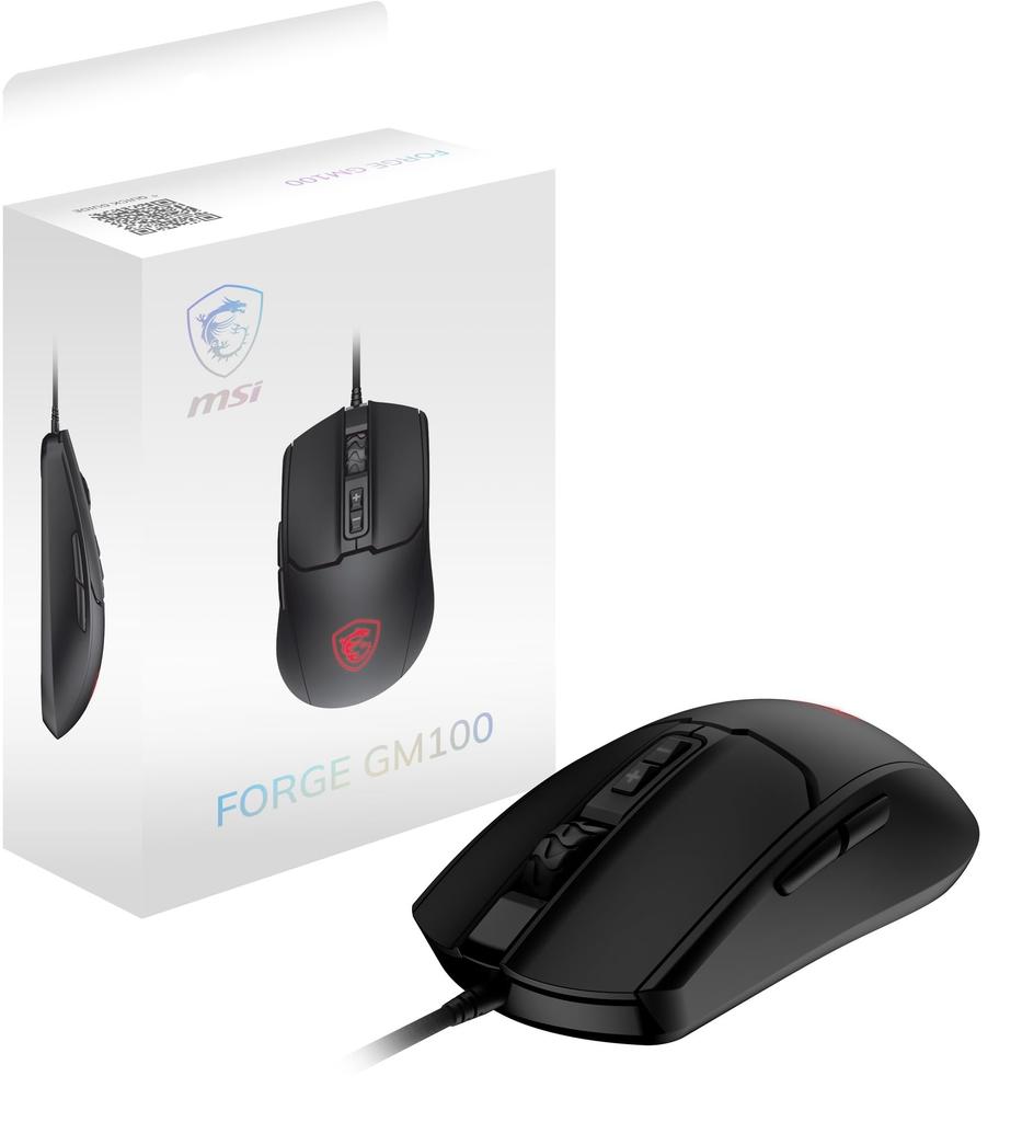 MSI FORGE GM100 Optical Gaming Mouse Wired MS0716
