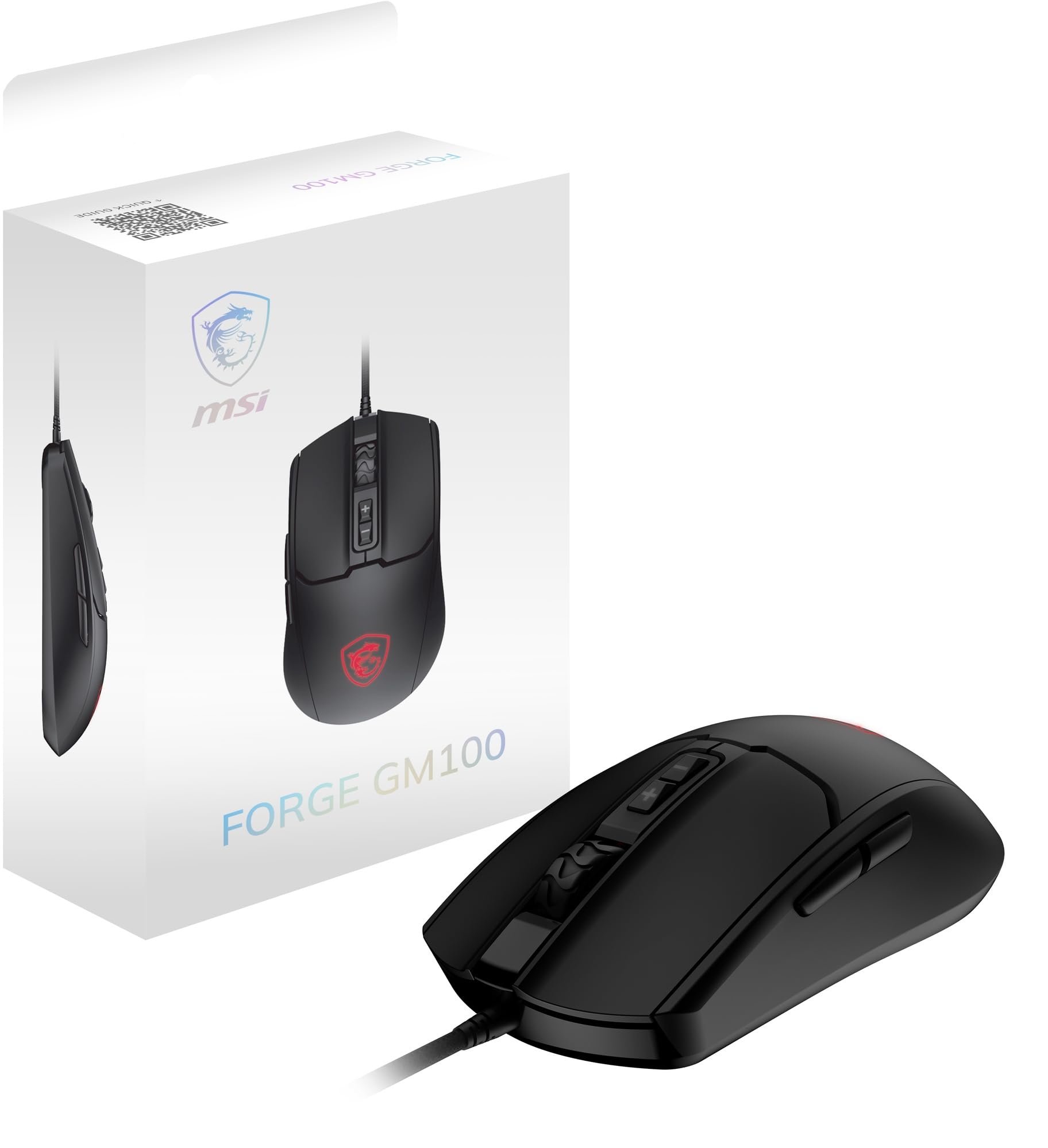 

Дротова оптична ігрова миша MSI FORGE GM100 MS0716