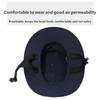 Sun Hat Wide Brimmed Lightweight Foldable For Outdoor Hiking Fishing Beach Activities