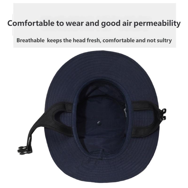 Sun Hat Wide Brimmed Lightweight Foldable For Outdoor Hiking Fishing Beach Activities
