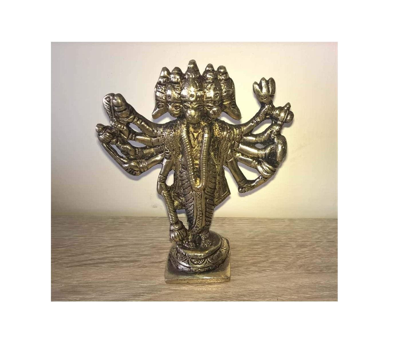 Статуэтка Аштдхату Панчмукхи Хануман, Ashtdhatu Panchmukhi Hanuman Idol, Kalyan Puja