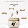 Retro Camera Bluetooth Headset: Short-Handle, In-Ear Design, Noise Reduction, Ultra-Long Battery Life, High-Quality Sound (T24)