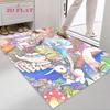 Alice Wonderland Glow Carpet Rug for Living Room Bedroom Home Sofa Decoration,Kids play Nonslip Floor Mat