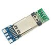 11pcs Receptacle Adapter to Solder Wire & Cable USB 1.1 Type C Connector 11 Pins Male/Female Socket 11 Pins Support PCB Board