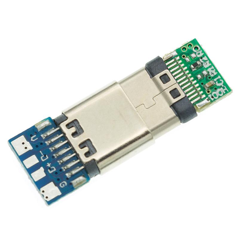 11pcs Receptacle Adapter to Solder Wire & Cable USB 1.1 Type C Connector 11 Pins Male/Female Socket 11 Pins Support PCB Board