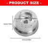Steering Wheel Hub Hub Adapter for 5 Hole And 6 Hole Wheels Precisions Aluminum Construction Secure Installation