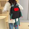 New Kawaii Rucksack Cartoon Plush Frog Children's School Backpack Lightweight Large Capacity Book Bags Learning Supplies