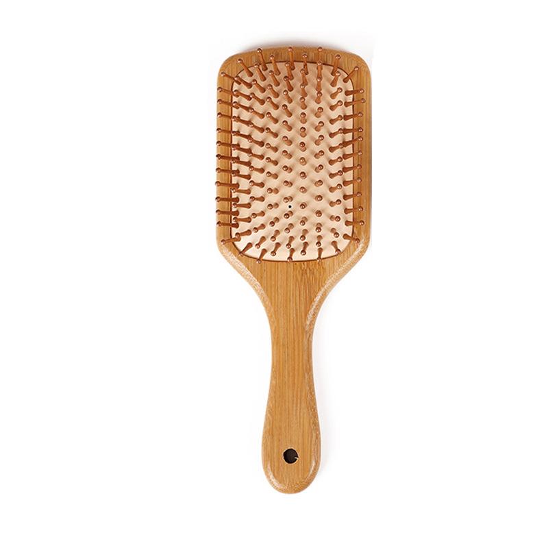 TEMU Wood Air Cushion Comb Cross-border Nanzhu Hair Comb Anti-static Hair Comb Large Board Comb Massage Comb x Comb Bamboo