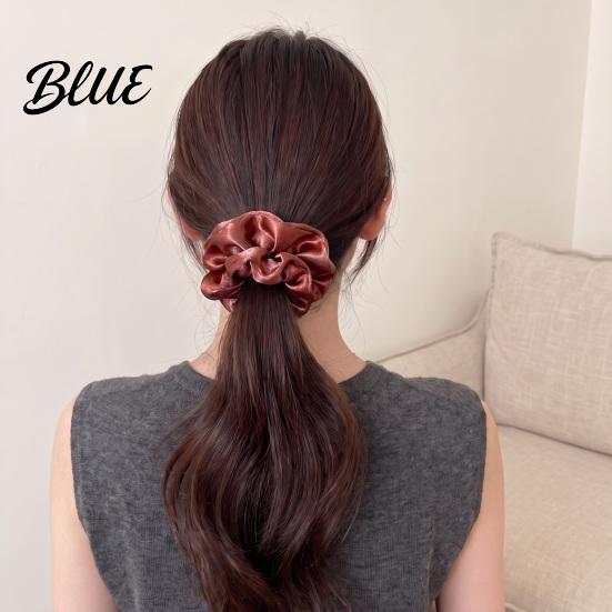 Cloth Hair Ties with Zipper Pocket Scrunchies Hidden for Women, Elastic Tie Convenient Gym Small Items Keys And Coins, Satin Accessories Daily
