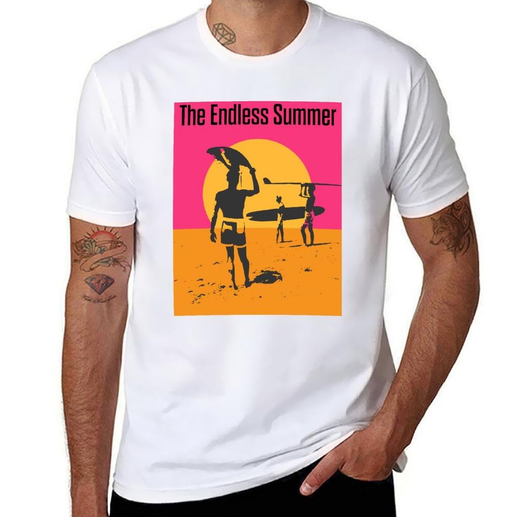 Das Endless Summer T-Shirt Lässiges Streetwear Kurzarm-T-Shirt