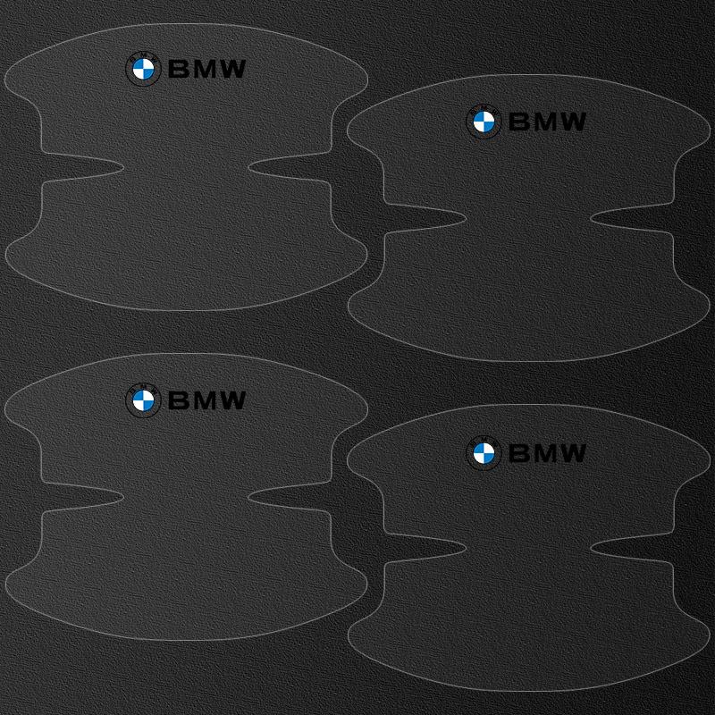 8Pcs Transparent Car Door Handle Bowl Anti Scratch Protective Sticker For BMW E36 E46 E90 E70 E91 G20 X1 E60 F10 F30 E39 F20 E87