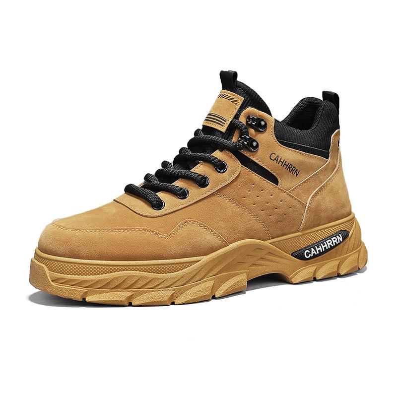 

Men s Martin boots autumn and winter high-top retro platform tooling boots men s casual outdoor short boots new men s shoes 39