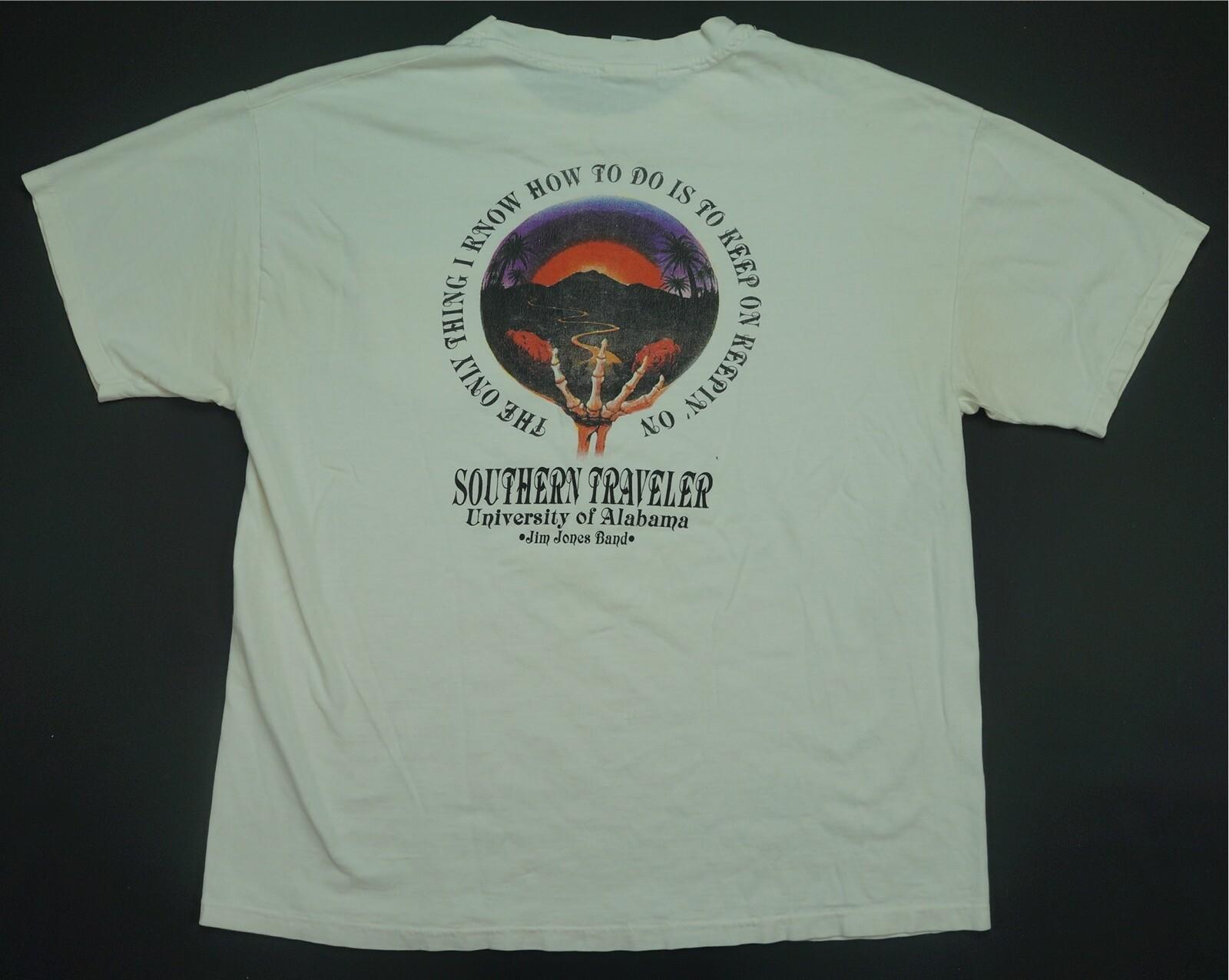 VTG Jim Jones Band Southern Traveler University of Alabama T Shirt 90s XL S