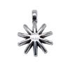 Snowmen Charms Snowflake Pendants For Winter Christmas Themed Jewelry