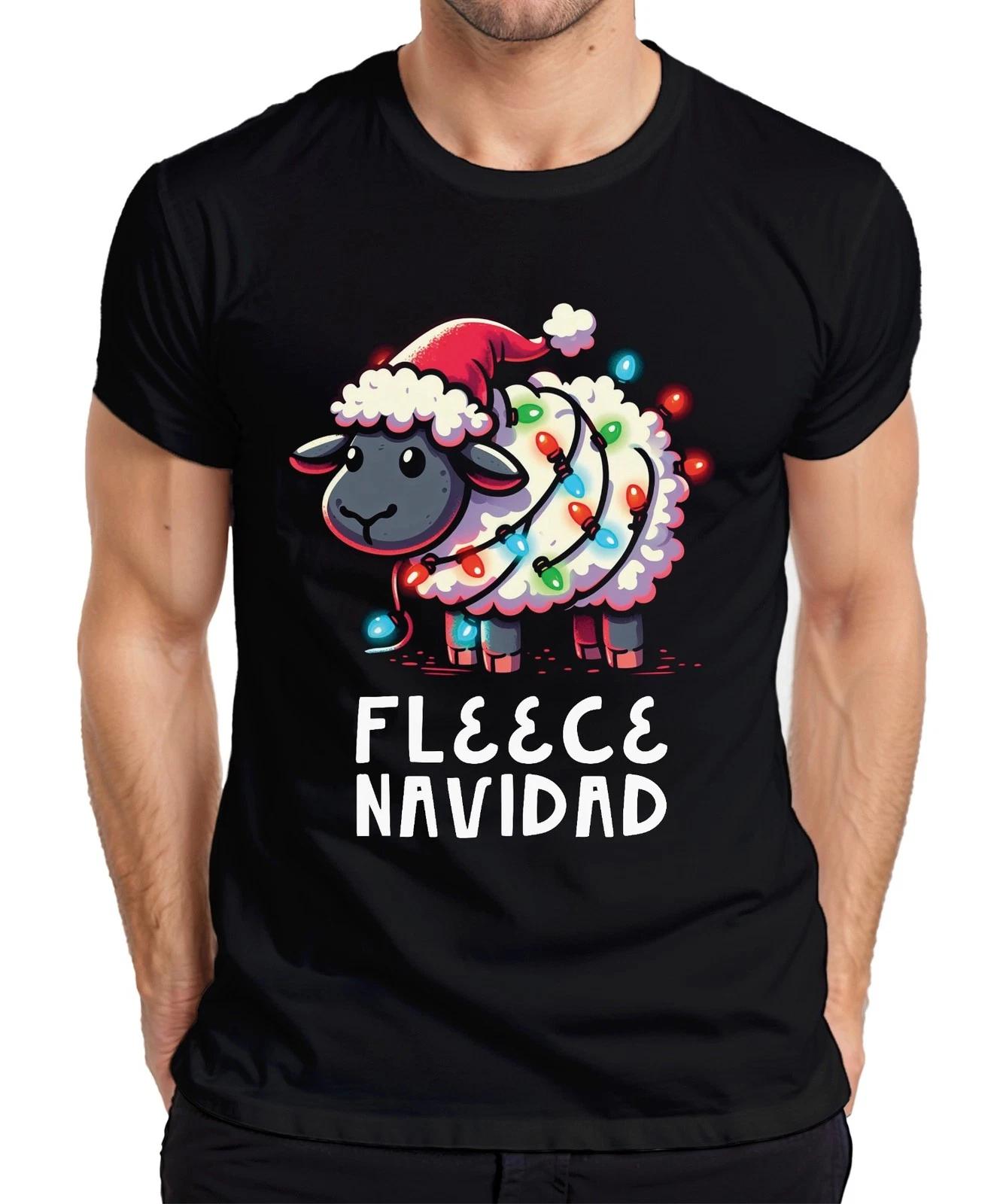 Fleece Navidad Schaf Lichterkette - Weihnachten Weihnachtsgeschenk Christmas Her XL
