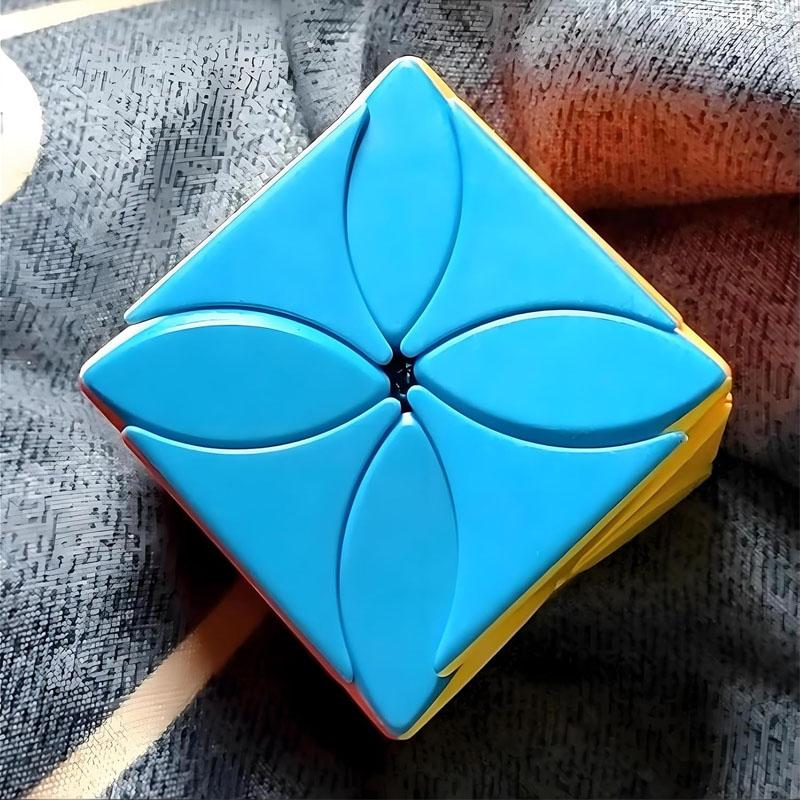 Creative Four Clover Speed Cube High Difficulty Brain Teasers for Adults Kids IQ Challenge Logic Toys Educational Gifts