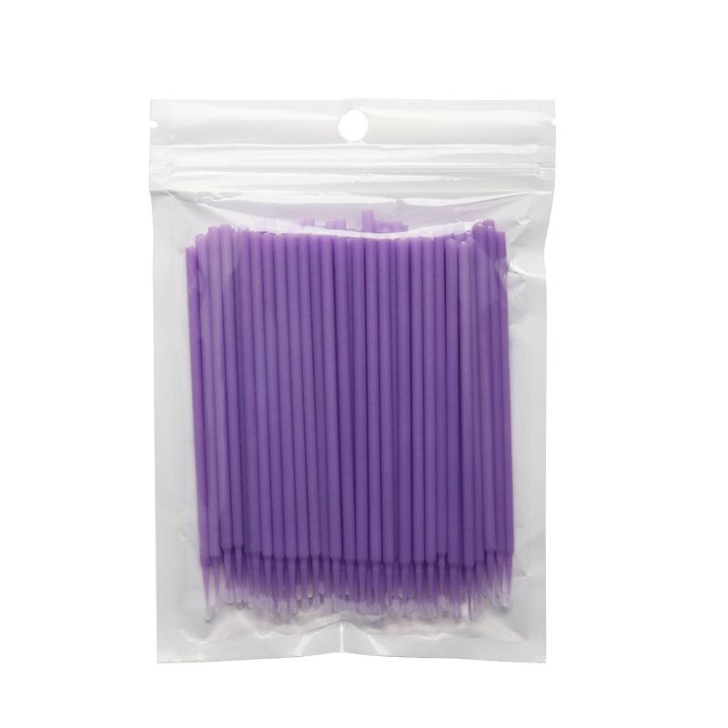 100pcs Car Maintenance Tool Brushes Disposable Paint Touch-up Micro Brush Tip Car Detailing Brush Small Tip Accessories 1.2mm