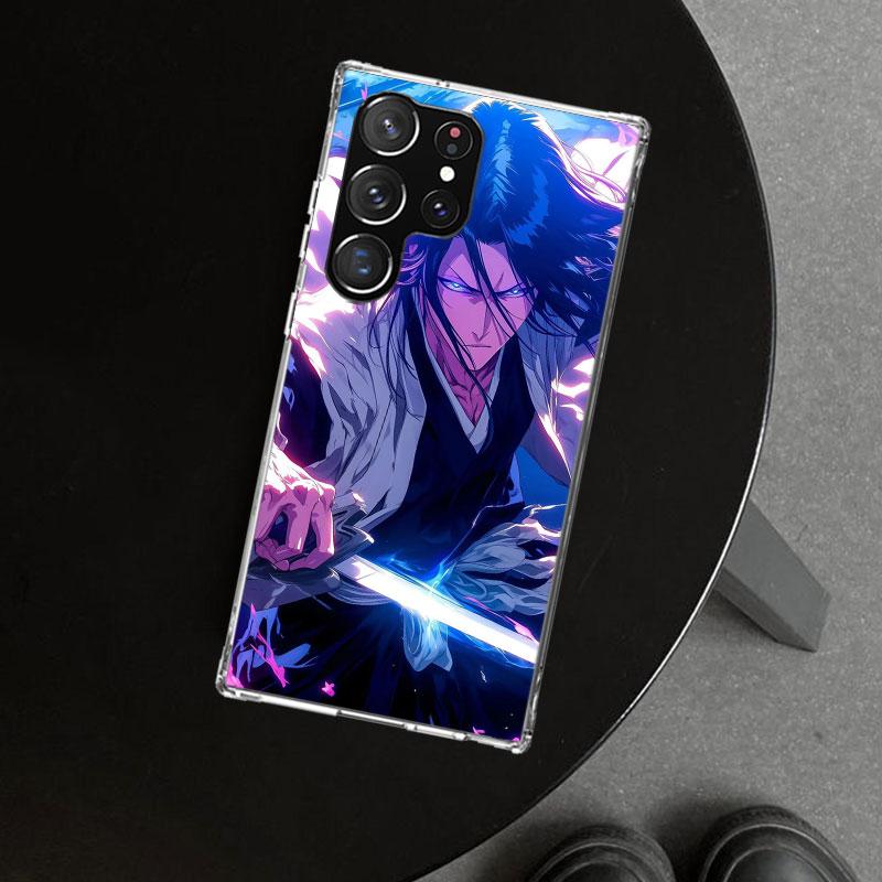 Bleach Kuchiki Byakuya Phone Case Cover for Samsung Galaxy S26 S25 Edge S24 S23 Ultra S22 Plus S21 FE S20 + Art Customized Funda