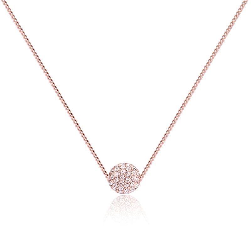 

Givenchy Small Fireball Exquisite Fashion Trendy Versatile Wish Ball Necklace Women necklace 60252574-9DH Box Not Included,F,Rose Gold