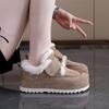 Cozy Women's Short Plush Vulcanize Shoes Warm Casual Sneakers Winter Non Slip Thick Bottom Shoes Size 35-40 Zapatillas De Mujer