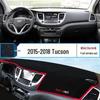 Hyundai Tucson Dashboard Anti-Glare Sunshade Pad - Interior Heat Insulation & Sun Protection 