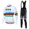 Cross-border bestseller: Spring and Autumn New Long Sleeve Long Pants, UV Protection Bicycle Sports Outdoor Cycling Wear Set Customization