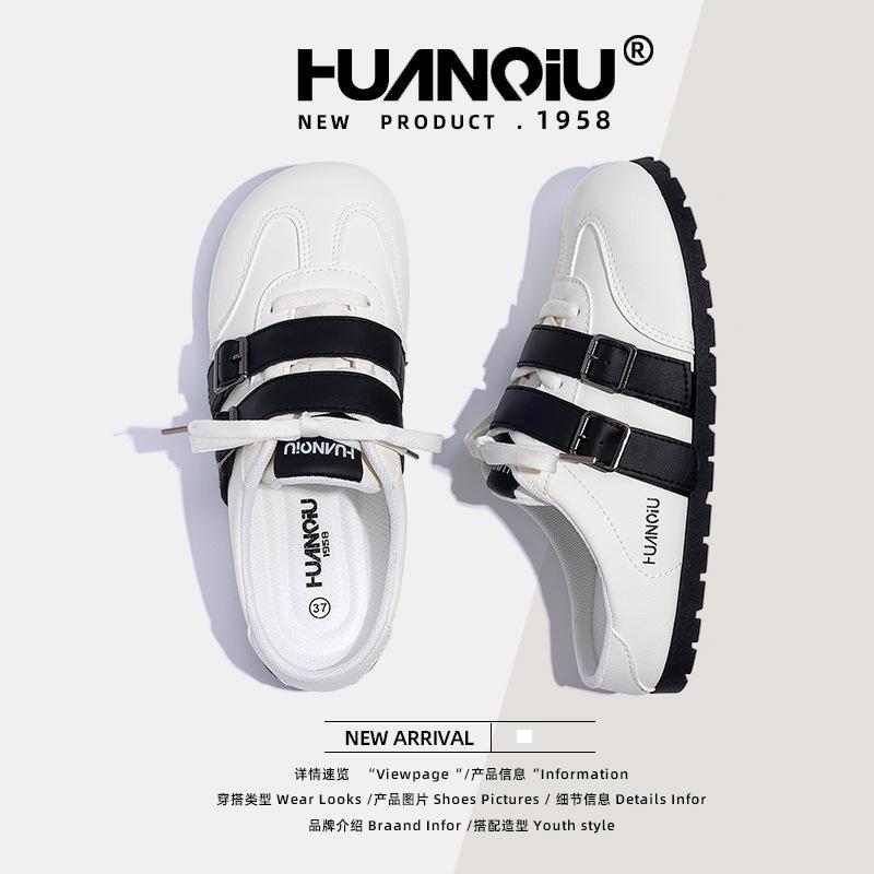 Global Baotou Half Slippers Women's Summer ZHQ3751 Wearing New Shoes Women's Super Popular German Training Shoes Lazy Shoes
