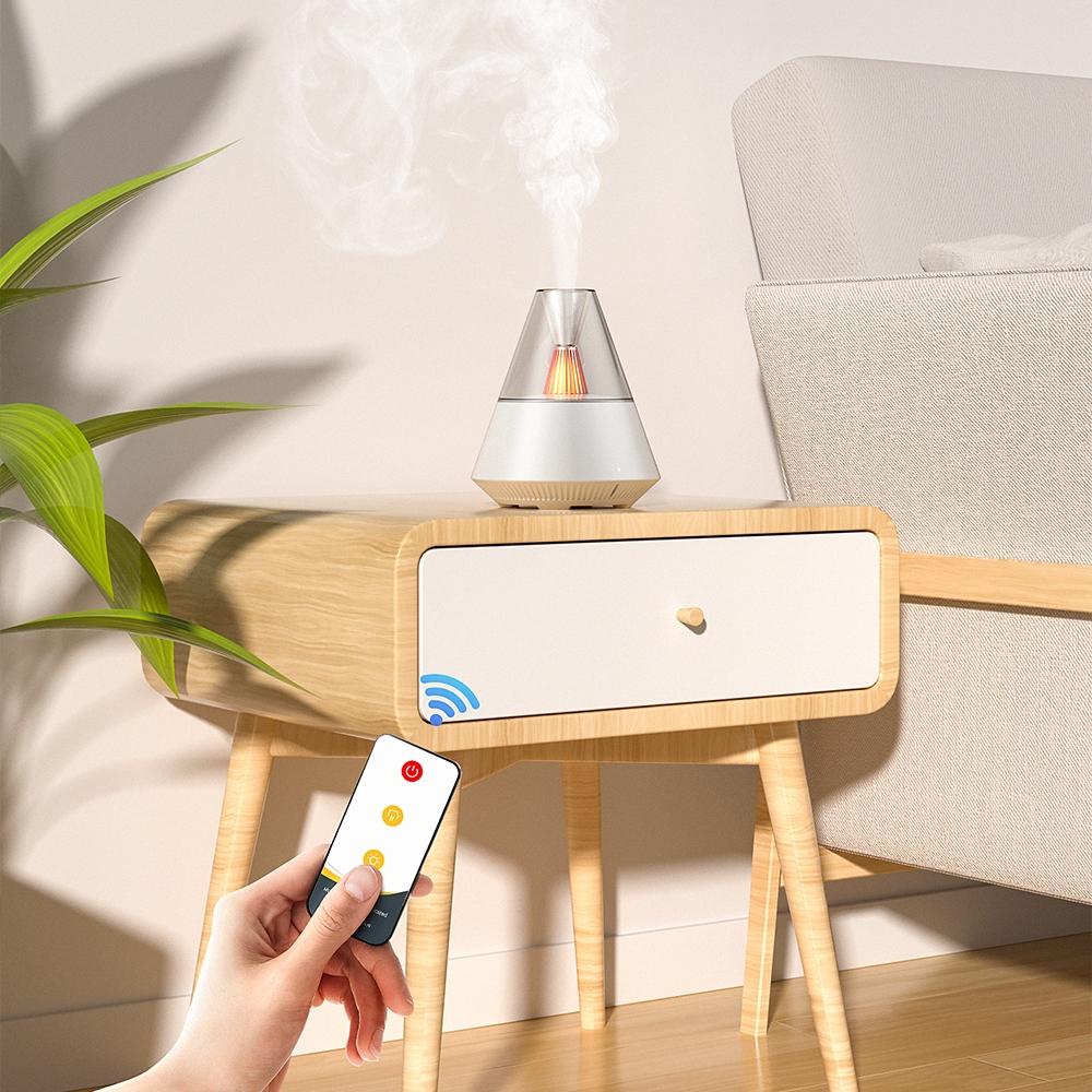 Xiaomi Home Portable Aroma Diffuser USB Air Humidifier Essential Oil Nightlight Cold Mist Maker Sprayer for Gift Bedroom Remote Control