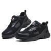 Anti Puncture Men Safety Shoes Summer Breathable Mesh Work Shoes Industrial Plastic Toe Sneakers Construction Insulated Shoes