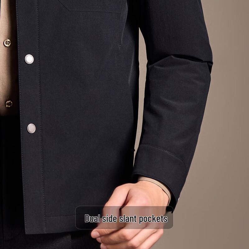 Antonio Men's Lightweight Business Casual 90% Goose Down Jacket