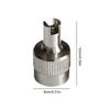 8Pcs Car Tire Tool Cap Leak-proof Wheel Tire Valve Lid Cover Copper Slotted Head Stem Cover Auto Repair Parts