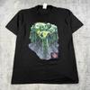 Alien Shirt Mens XL Black Wild Oats Touch Tone Light Up 1997 Vintage Sci Fi Unisex T-Shirt