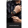 POEDAGAR Luxury Casual Men's Watch Fashion Sports Chronograph Leather Watches Waterproof Luminous Military Wristwatch Gift