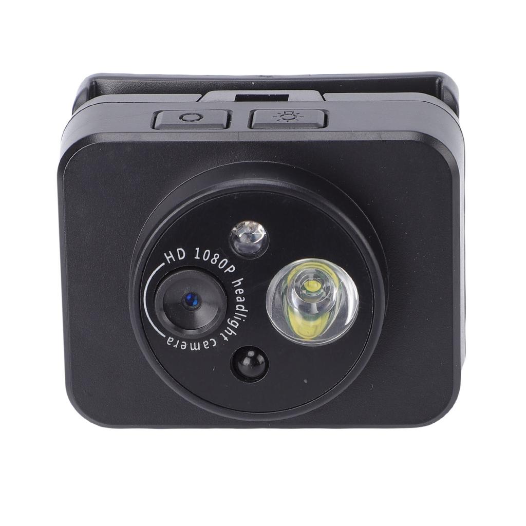 Head Mounted Camera with LED Light 2MP 1080P Video Recording Camera for Outdoor Activities 64G