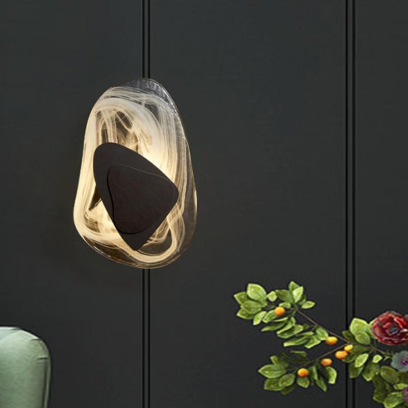 Modern Nordic Marble Glass Wall Sconce