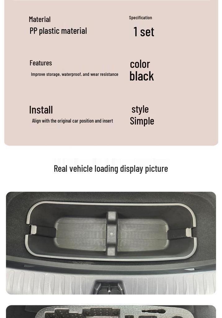 BYD Seal 06-GT Trunk Storage Box: Convertible Bed, Large Capacity, Heightened Design