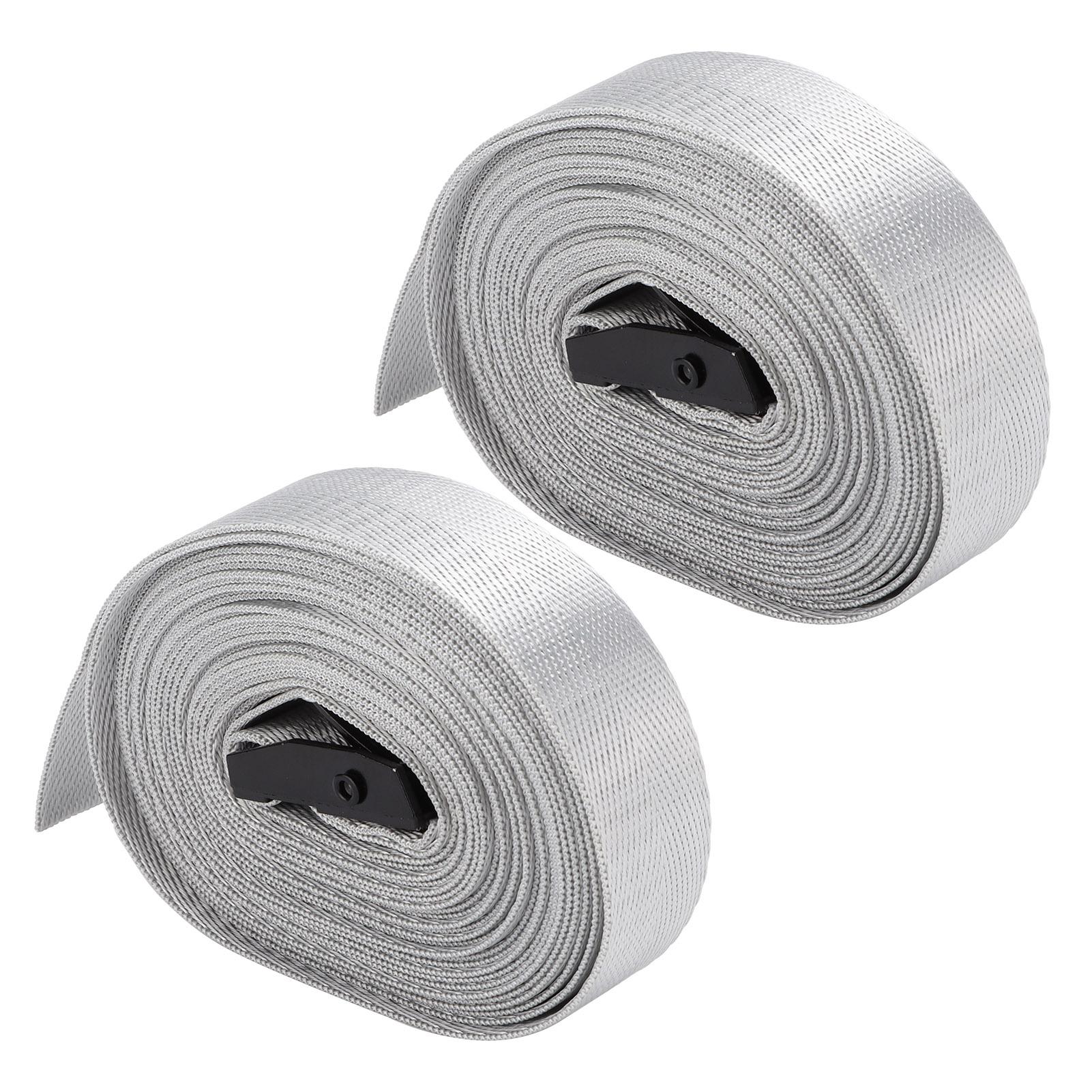 2Pcs Alloy Ratchet Tie Down Straps Adjustable Lashing Straps Heavy Duty Tensioning Belts Buckle1m 3.3ft