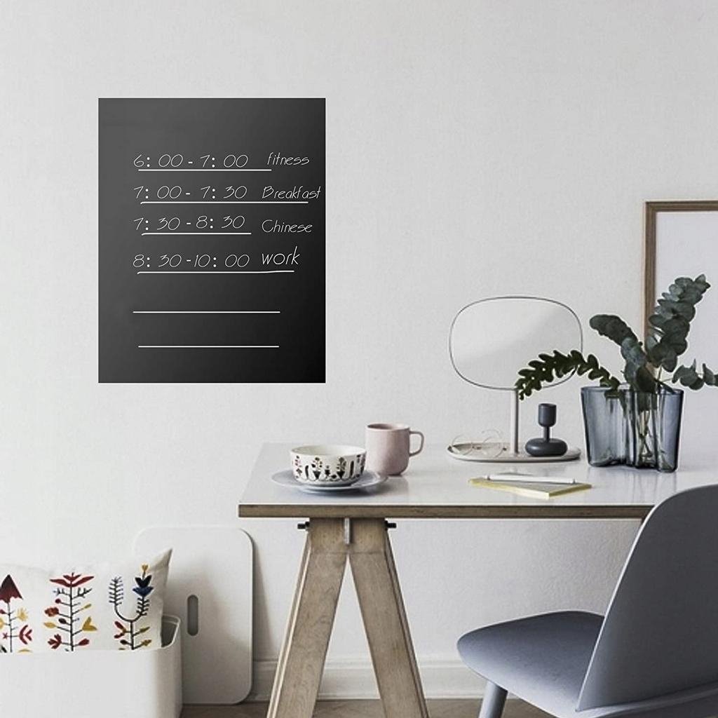 Self-Adhesive Chalkboard Wallpaper for Wall Large 200X45 Xxl + Chalks