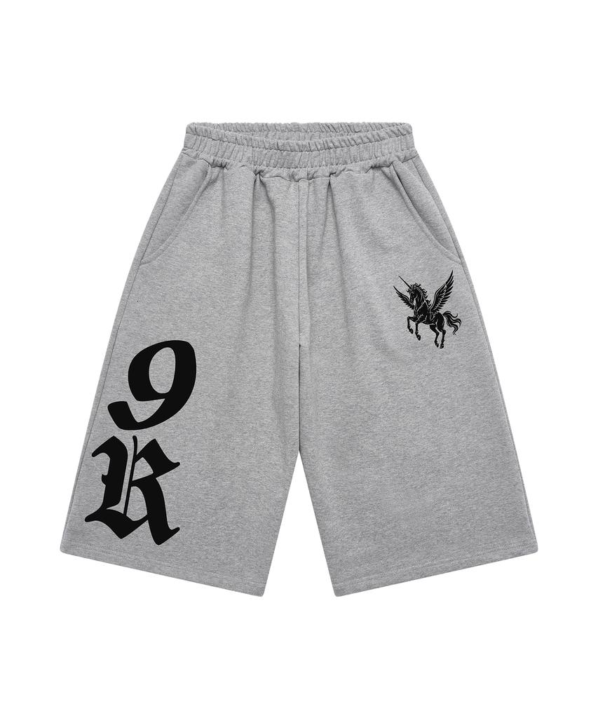 GRAVER [Unisex] Horse 9R Bermuda Shorts_3Color