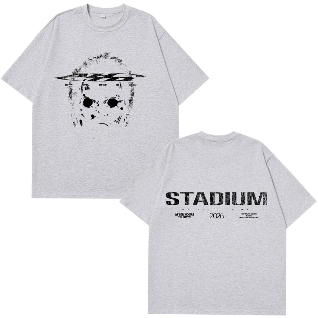 The Weeknd After Hours Til Dawn Tour 2026 T Shirts Unisexs Vintage Fashion Clothing Tshirt Hip Hop Short Sleeve Cotton Tshirts