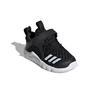 Adidas Rapidafle Abrasion Resistant Breathable Low top Toddler Shoes Black White Infant And Toddler G28706