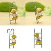 Puppy Cute Cartoon Climbing Stairs Scene Model Decoration For Props Landscape