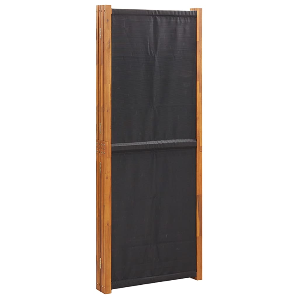 Vidaxl Parawan 5-Panelowy, Czarny, 350 X 180 Cm