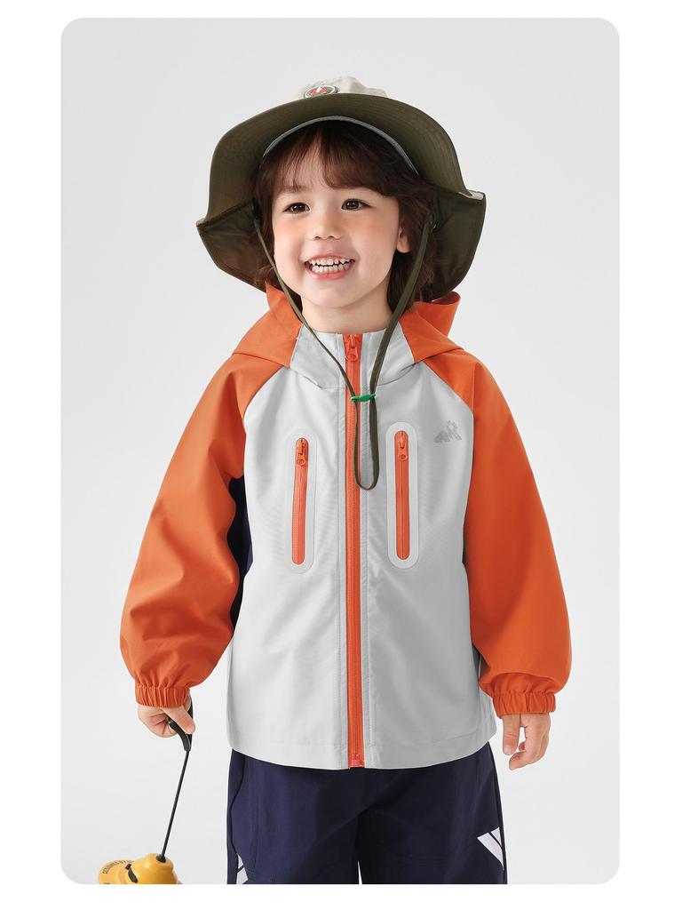 European Kids' Water-Repellent Hooded Jacket - 2026 Spring/Autumn Collection