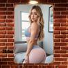 Retro Sports Metal Sign Xin Fashionable Gym Woman Canvas Art Waterproof Rustic Tin Poster for Home Decor